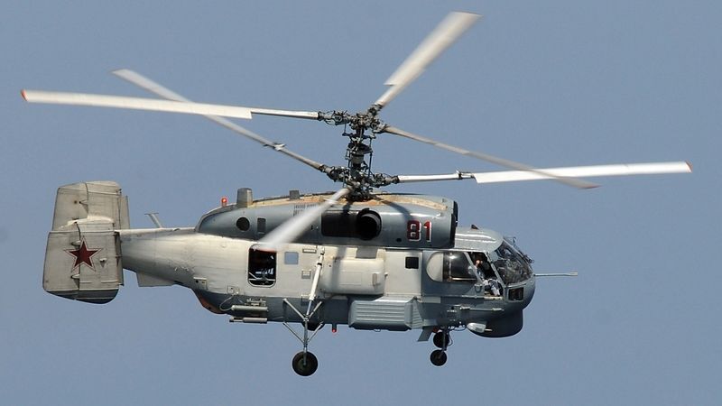 Ruský vojenský vrtulník se zřítil do Černého moře
